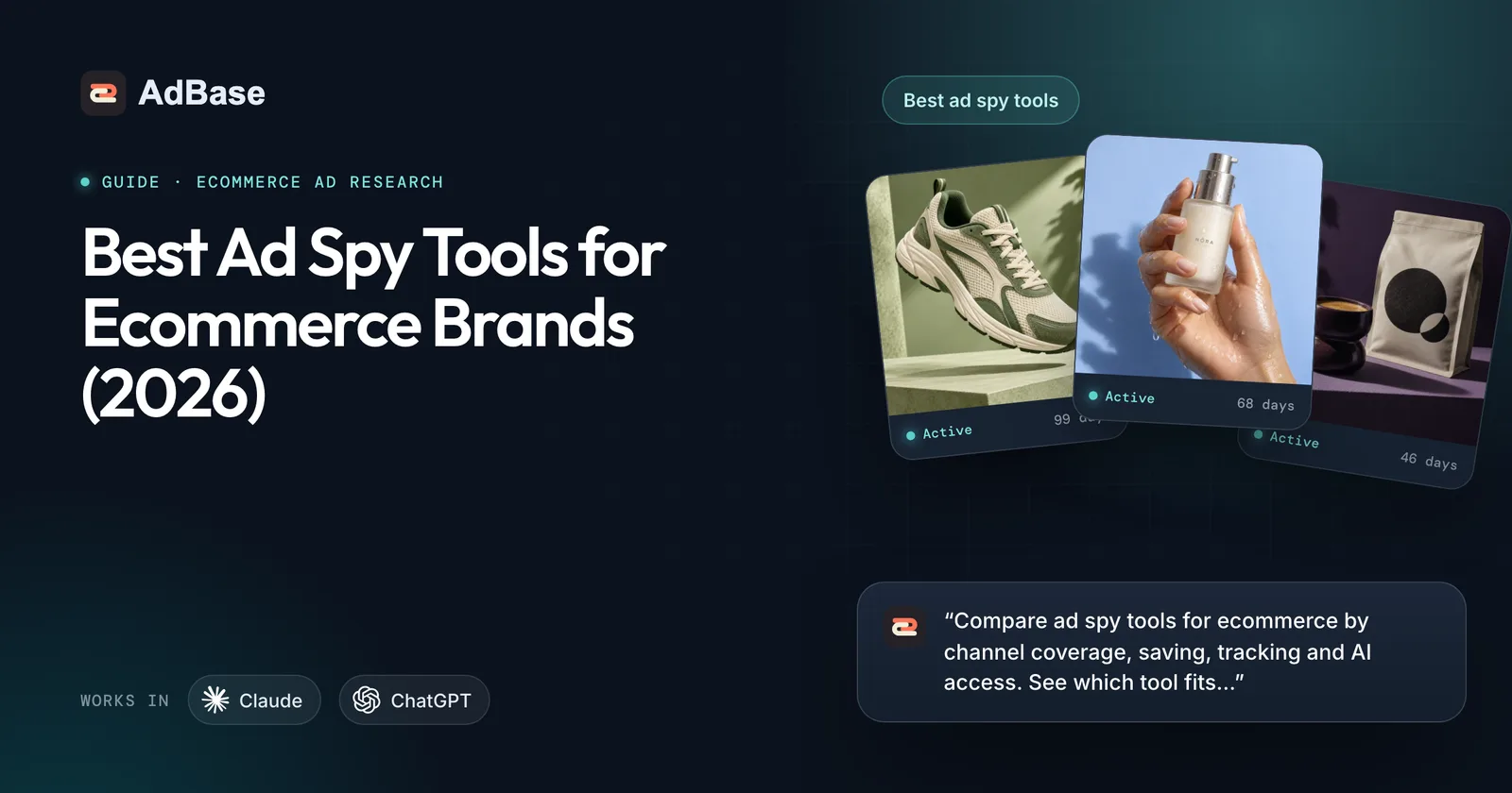 Best Ad Spy Tools for Ecommerce Brands (2026)
